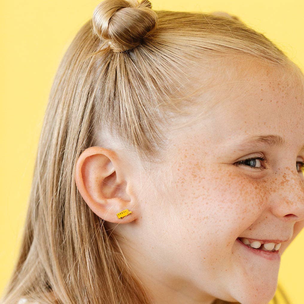 School Bus Stud Earrings