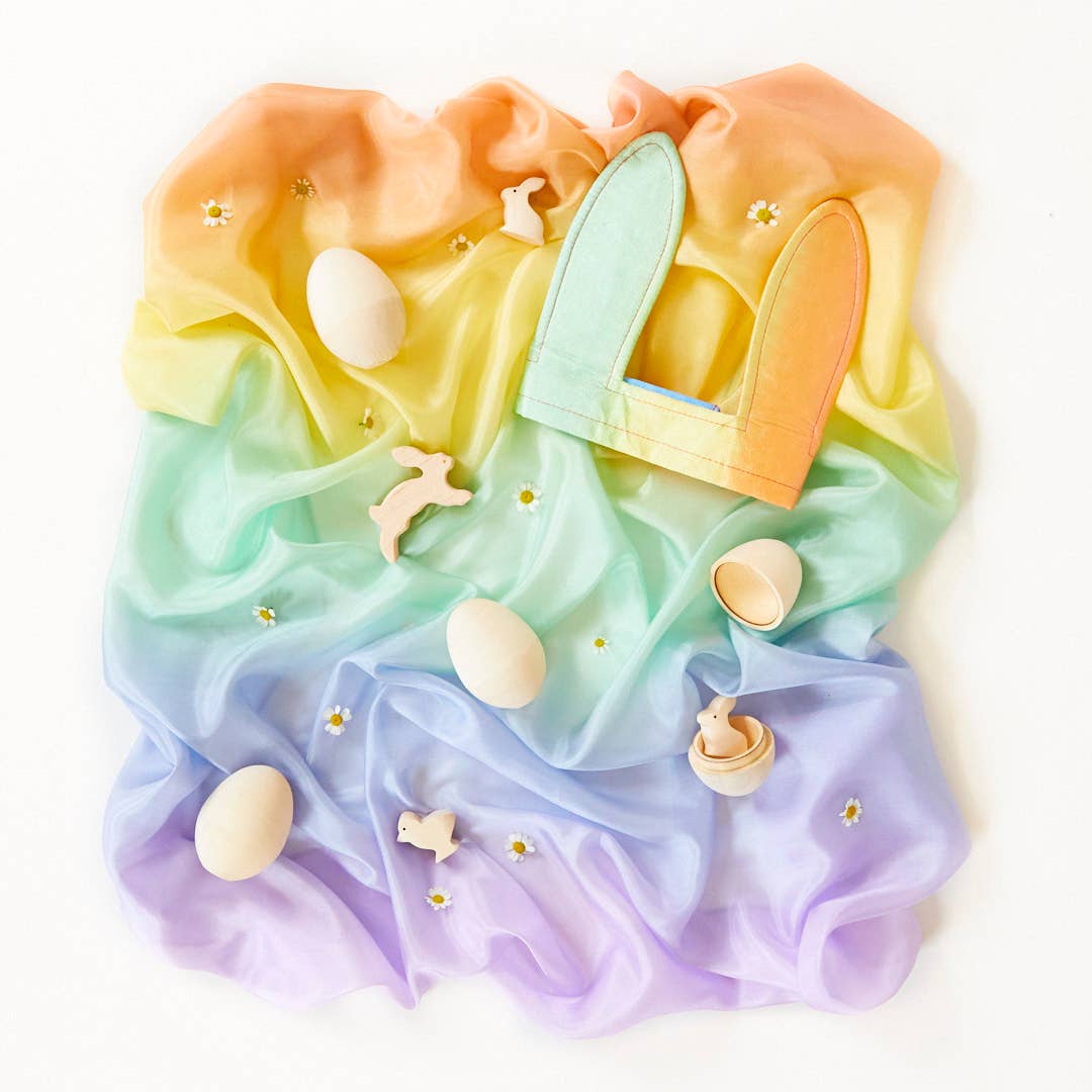 Soft Rainbow Pastel Playsilk - Sarah's Silks