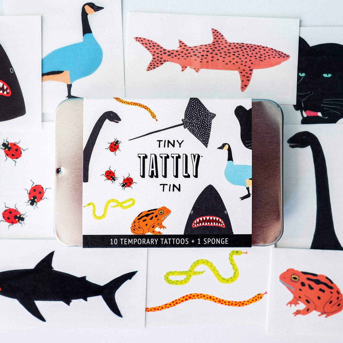 Tiny Animal Tattoo Tin - Tattly