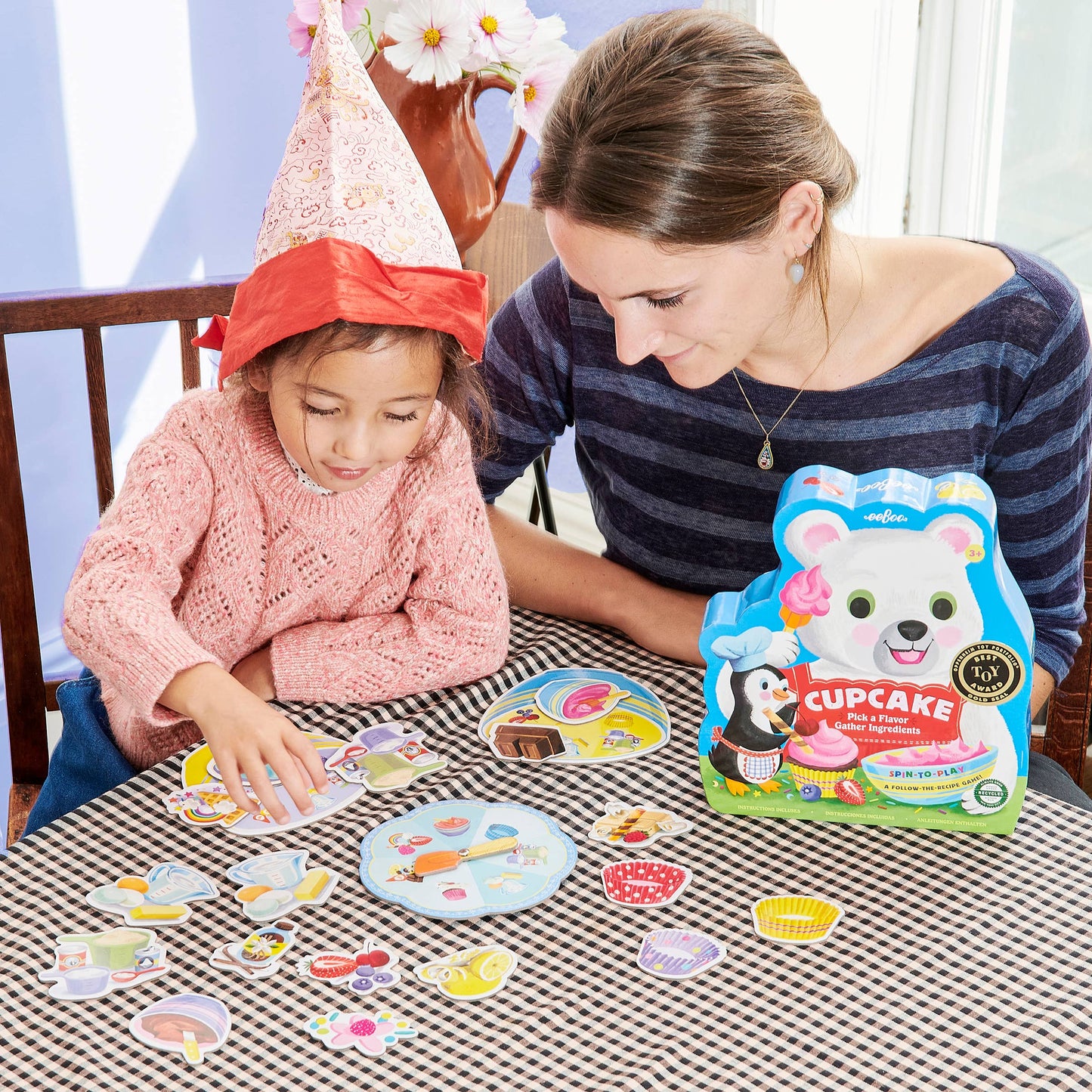 Cupcake Shaped Spinner Game