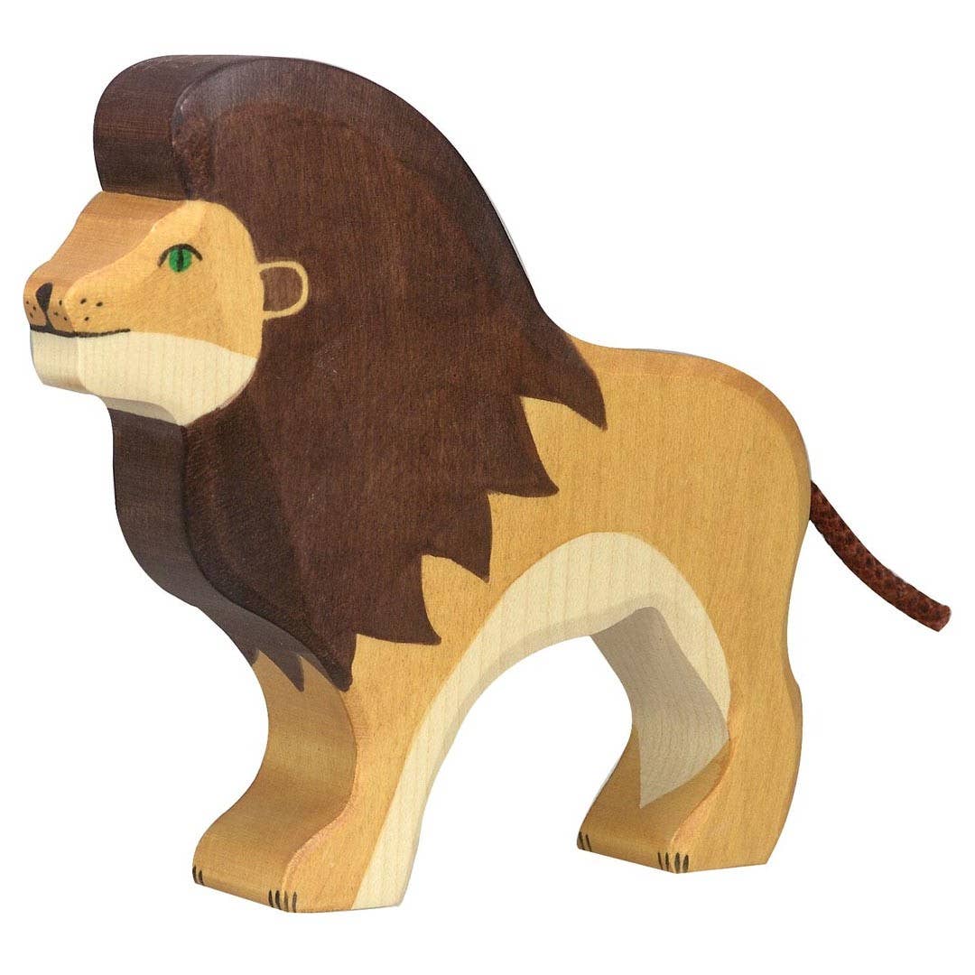Holztiger Lion