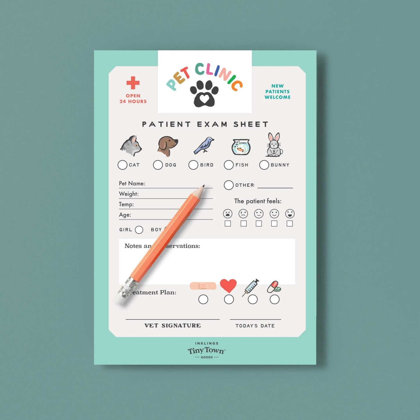 Inklings Tiny Town™ Play Notepad - Pet Clinic