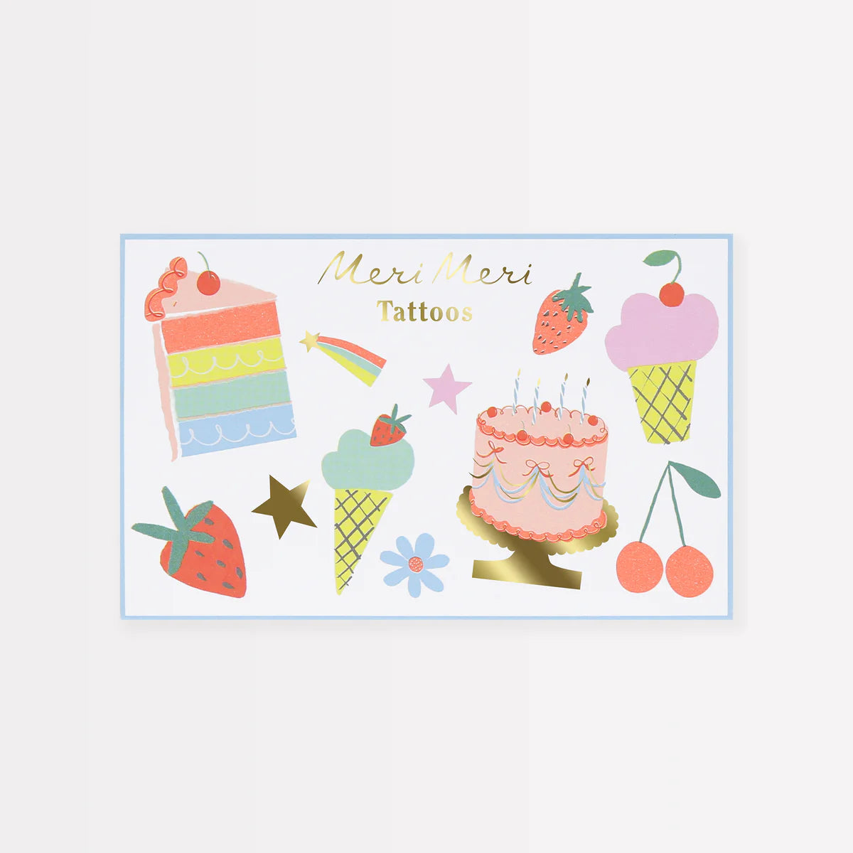 Meri Meri Temporary Tattoos - Birthday