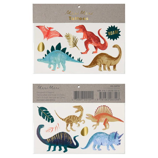 Meri Meri Temporary Tattoos - Dinosaurs