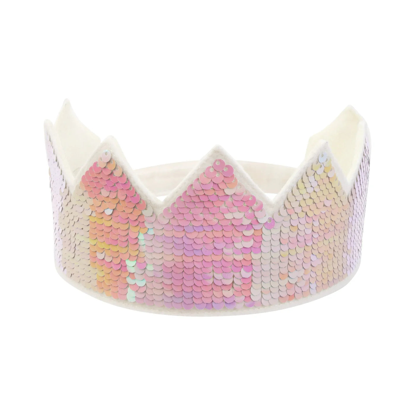 Reverse Sequin Party Crown