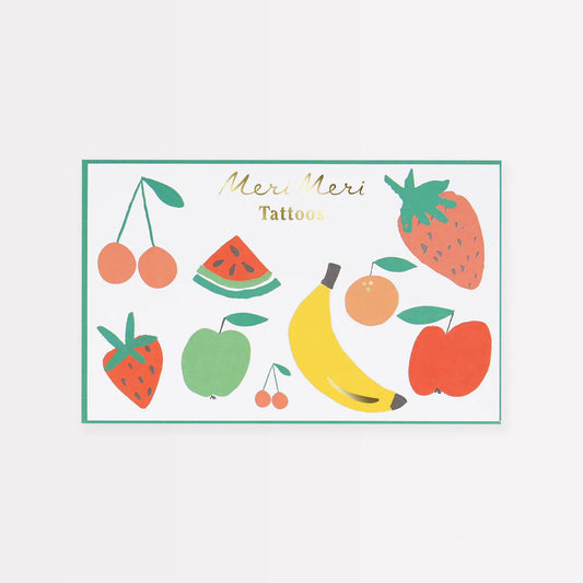 Meri Meri Temporary Tattoos - Fruits