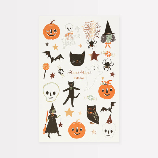 Meri Meri Tattoos- It's Halloween!
