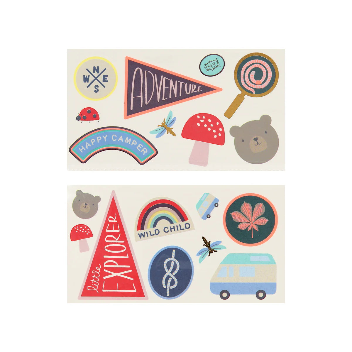 Meri Meri Temporary Tattoos - Outdoor Adventures