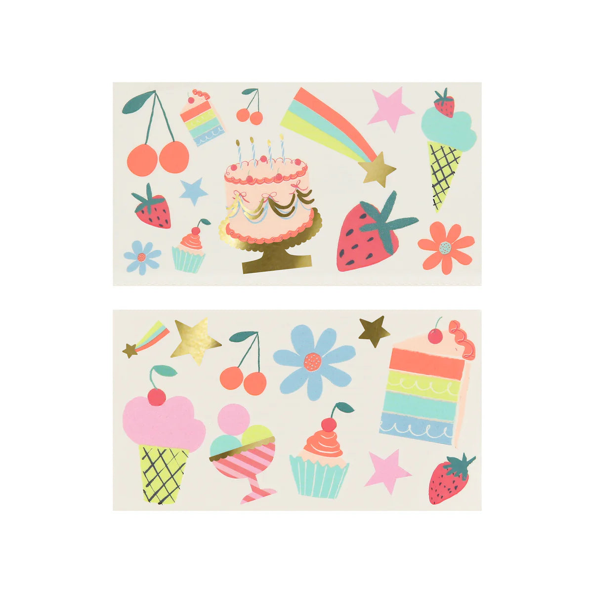 Meri Meri Temporary Tattoos - Birthday