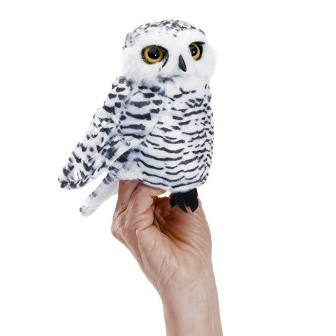 Small Snowy Owl Puppet by Folkmanis