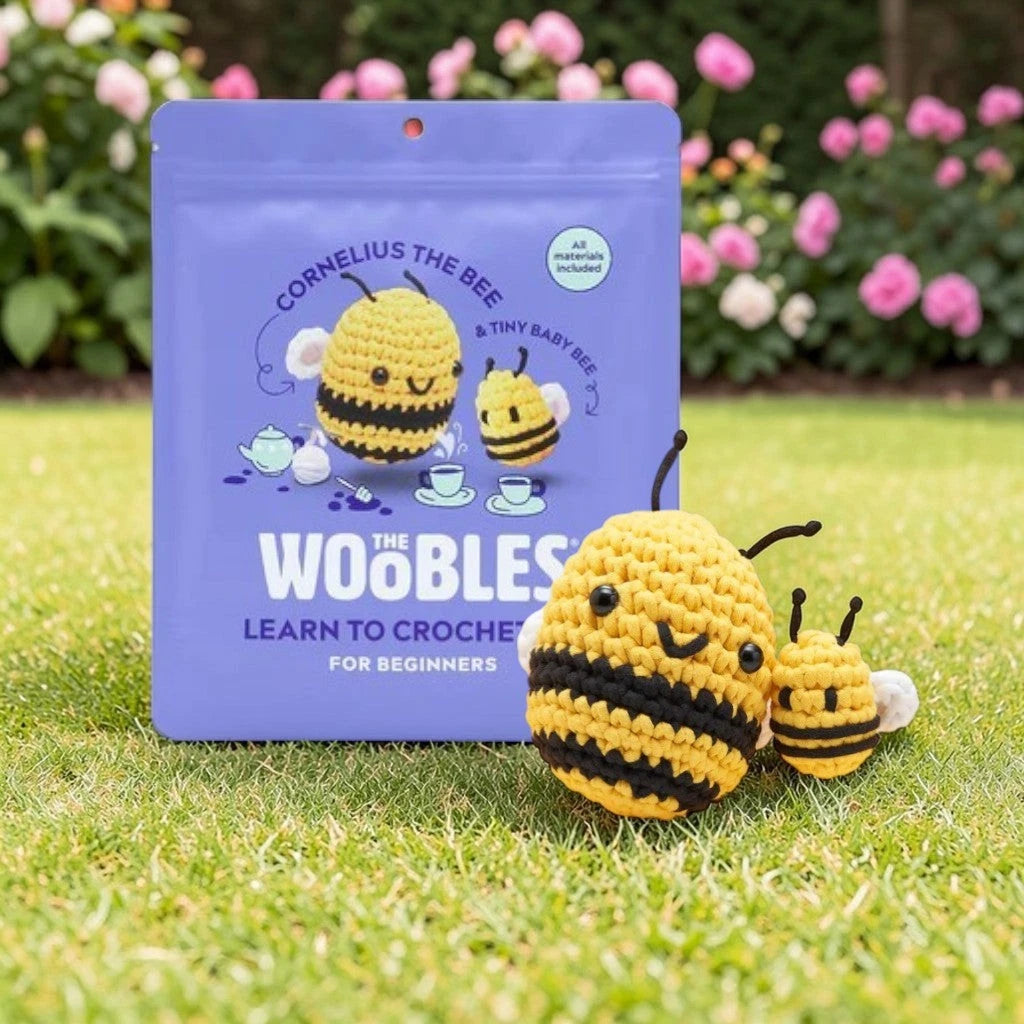 Cornelius the Bee & Tiny Baby Bee Crochet Kit