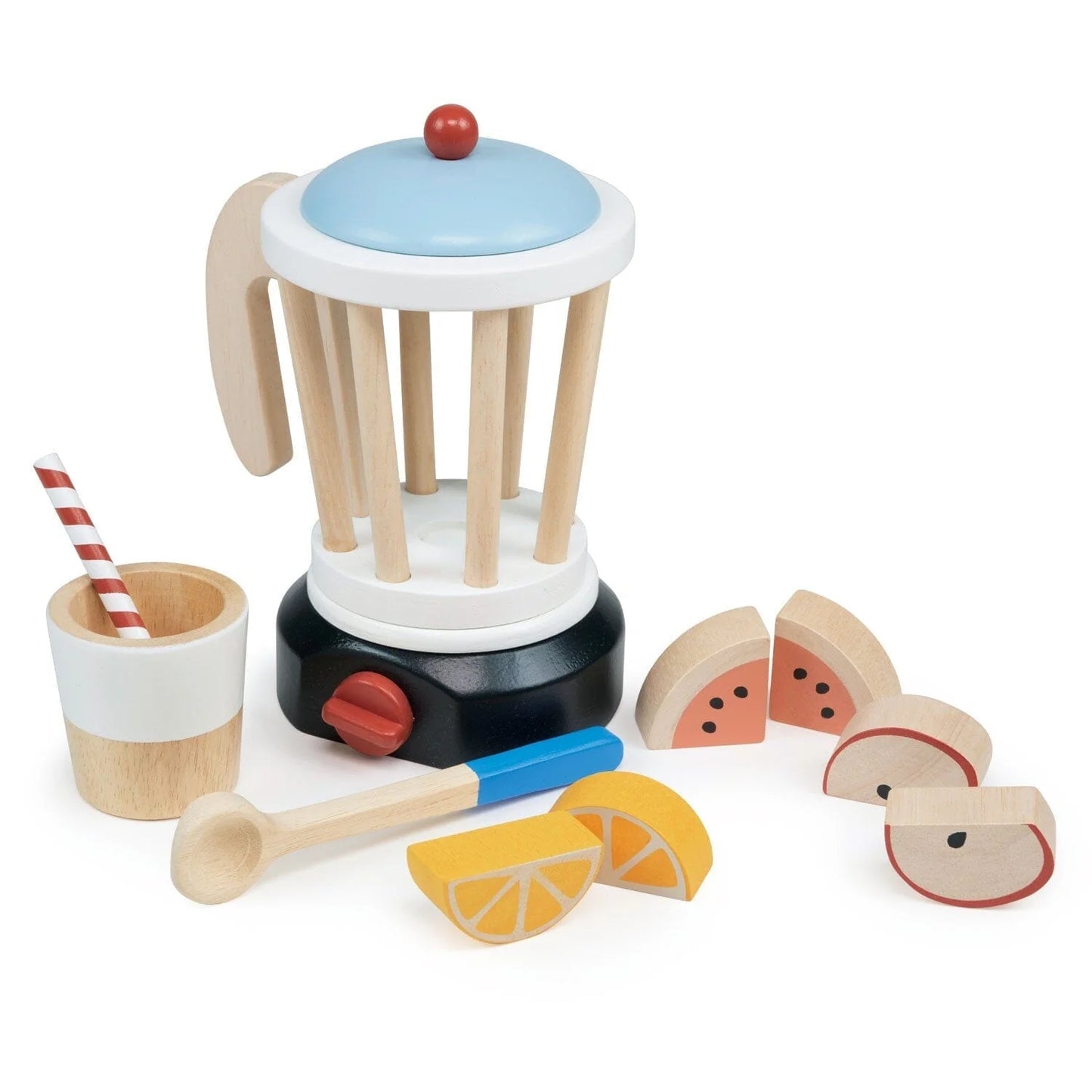 Smoothie Maker,  Wooden Blender Set