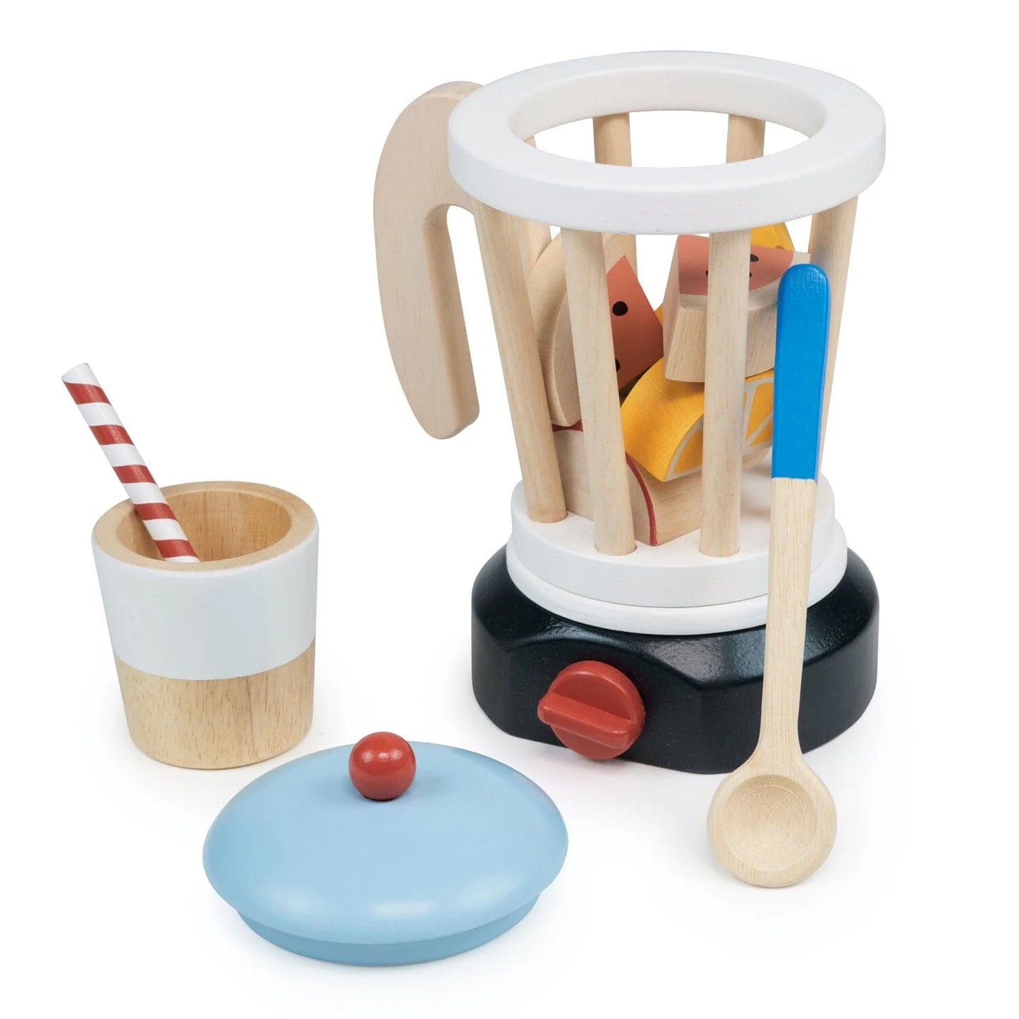 Smoothie Maker,  Wooden Blender Set