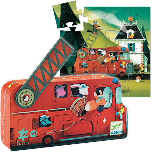 Mini the Fire Truck, 16 Piece Puzzle