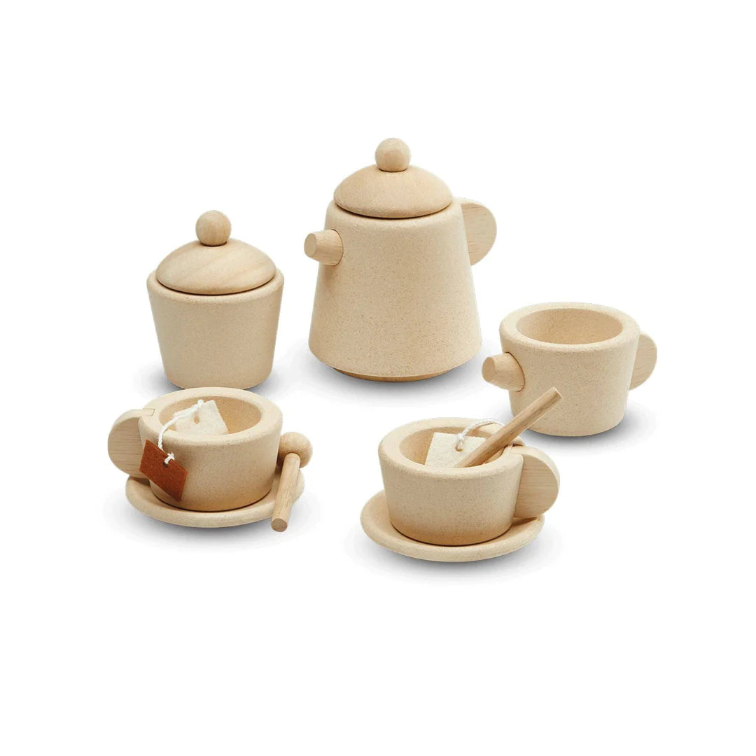 Wooden Tea Set