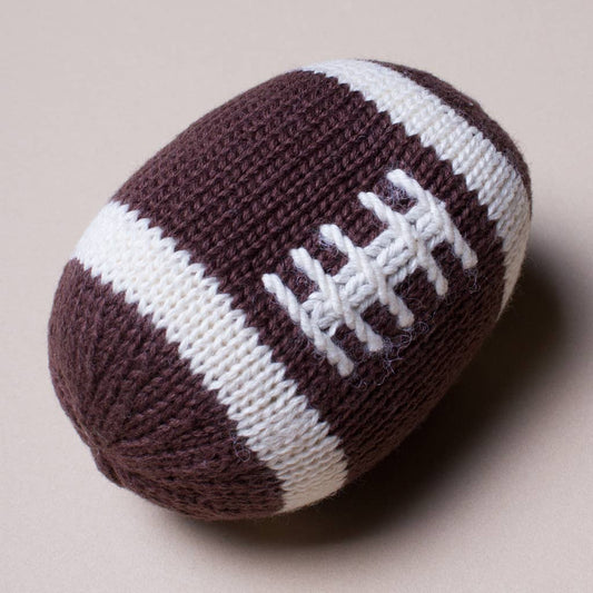 Football Rattle Organic Baby Toy