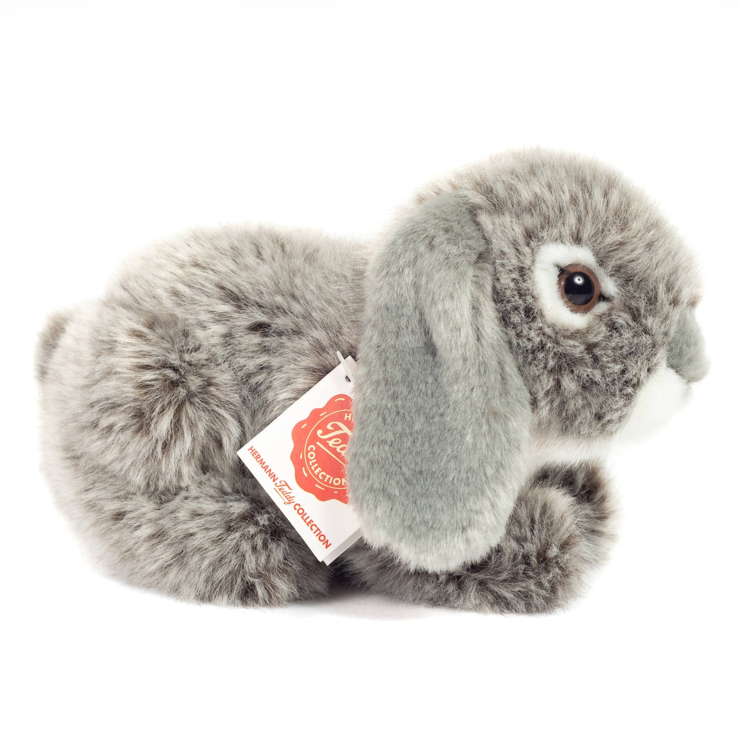 Floppy-Eared Grey Rabbit Soft Plush