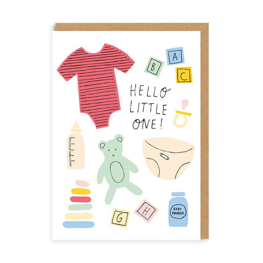 Hello Little One Greeting Card