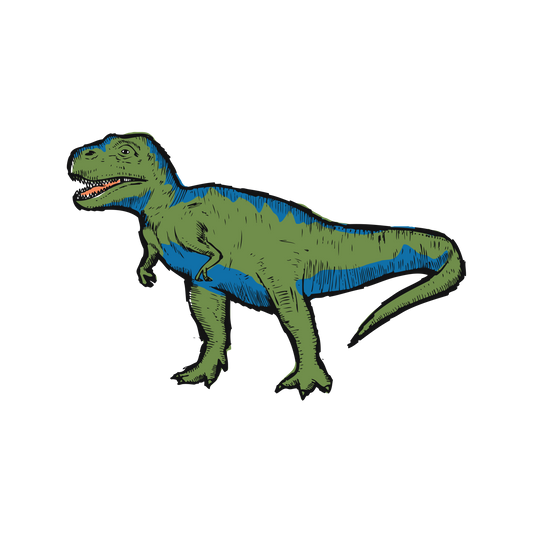 T Rex Temporary Tattoo Pair